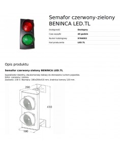 Semafor 2-komorowy LED.TL 2