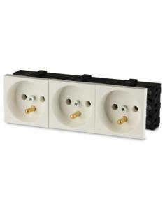Gniazdo 3M elektryczne potrójne