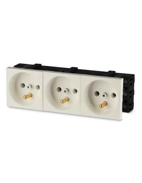 Gniazdo 3M elektryczne potrójne