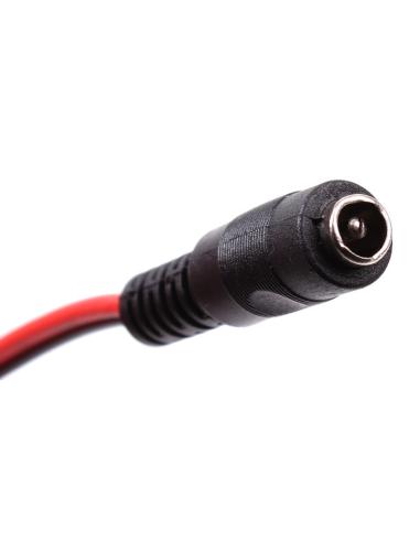 GNIAZDO ZASILAJĄCE NA PRZEWODZIE 2.1/5.5mm