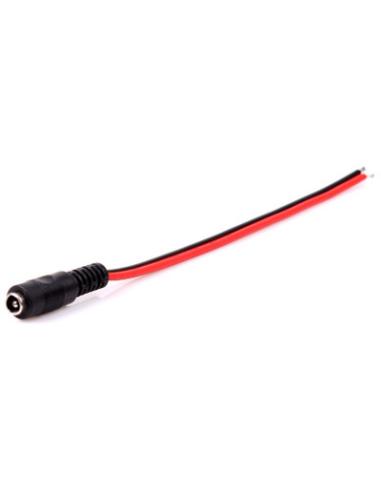 GNIAZDO ZASILAJĄCE NA PRZEWODZIE 2.1/5.5mm
