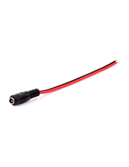 GNIAZDO ZASILAJĄCE NA PRZEWODZIE 2.1/5.5mm