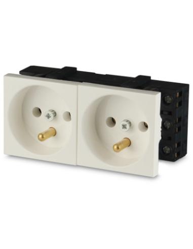 Gniazdo 2M elektryczne podwójne
