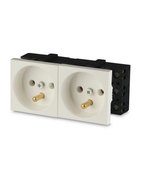 Gniazdo 2M elektryczne podwójne