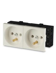 Gniazdo 2M elektryczne podwójne 2
