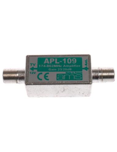 Wzmacniacz ant. APL-109e 27/29dB ekranowany