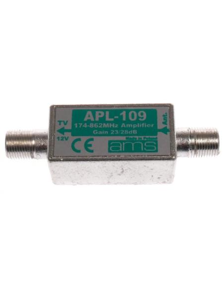 Wzmacniacz ant. APL-109e 27/29dB ekranowany