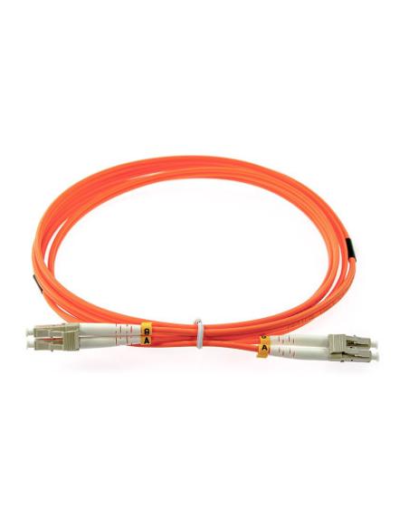 PATCHCORD ŚWIATŁOWODOWY MM 2M DUPLEX 50/125um OM2, LC/UPC-LC/UPC
