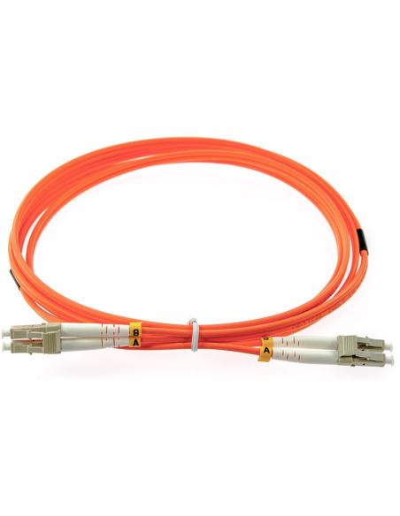 PATCHCORD ŚWIATŁOWODOWY MM 2M DUPLEX 50/125um OM2, LC/UPC-LC/UPC