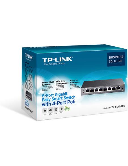 SWITCH TP-LINK TL-SG108PE