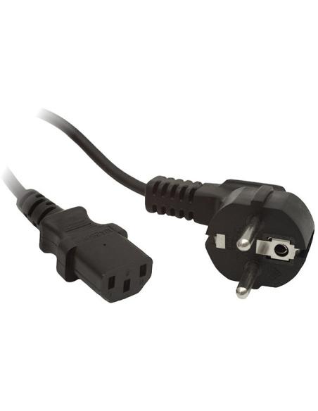 KABEL ZASILAJĄCY CEE 7/7 IEC 320 C13 1.8M WTYCZKA KĄTOWA Lanberg