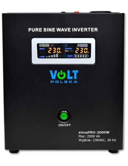 PRZETWORNICA VOLT POLSKA SINUSPRO-2000W 24V 1400/2000W