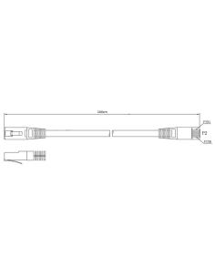 PATCHCORD KAT6 FTP 1M SZARY 2