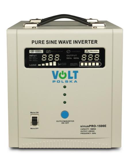 PRZETWORNICA VOLT POLSKA SINUSPRO-1500E 12V 1050/1500W