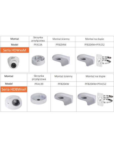 UCHWYT DAHUA PFB204W