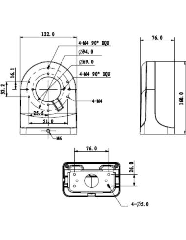 UCHWYT DAHUA PFB204W