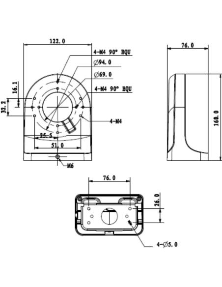 UCHWYT DAHUA PFB204W
