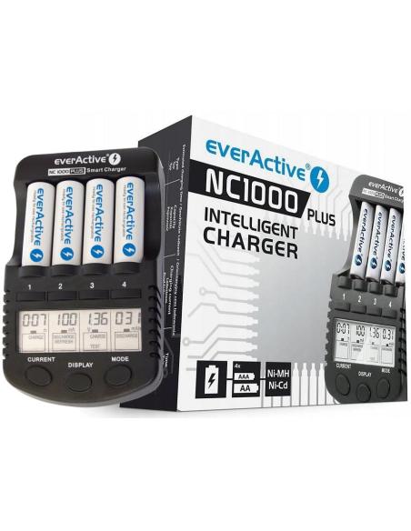 Ładowarka procesorowa do akumulatorków AA / AAA everActive NC-1000 PLUS