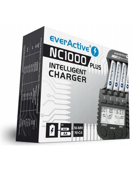 Ładowarka procesorowa do akumulatorków AA / AAA everActive NC-1000 PLUS