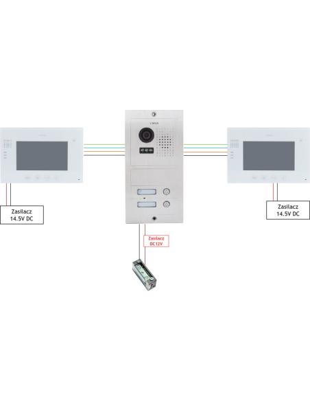 Wideodomofon VIDOS 2 x M670W/S602