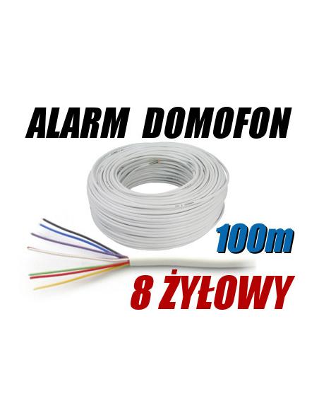 PRZEWÓD ALARMOWY DOMOFONOWY YTDY 8X0,5 - 100M 5631K