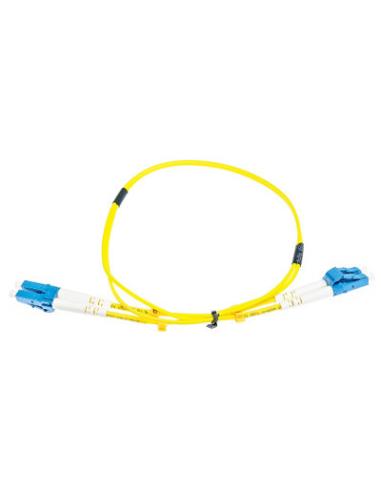 PATCHCORD ŚWIATŁOWODOWY SM 0,5M DUPLEX 9/125 LC/UPC-LC/UPC