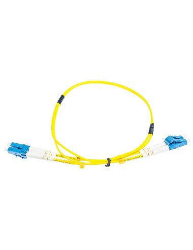 PATCHCORD ŚWIATŁOWODOWY SM 0,5M DUPLEX 9/125 LC/UPC-LC/UPC