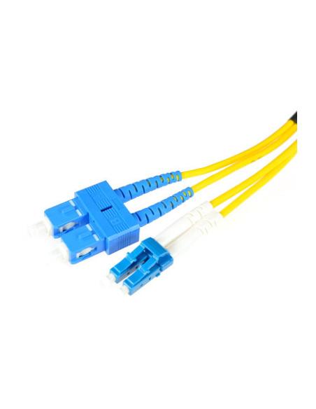 PATCHCORD ŚWIATŁOWODOWY SM SC/UPC-LC/UPC DUPLEX 5m