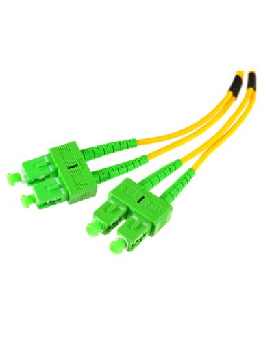 PATCHCORD ŚWIATŁOWODOWY SM 0,5M DUPLEX 9/125 SC/APC-SC/APC 3MM