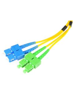 PATCHCORD ŚWIATŁOWODOWY SM SC/UPC-SC/APC DUPLEX 3m 2