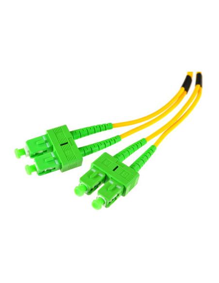 PATCHCORD ŚWIATŁOWODOWY SM 3M DUPLEX 9/125, SC/APC-SC/APC 3MM