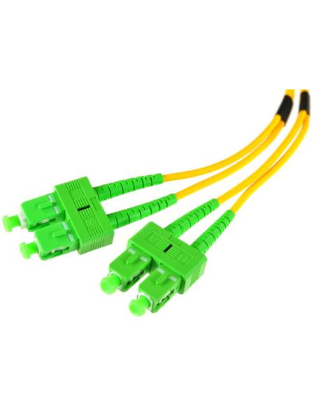 PATCHCORD ŚWIATŁOWODOWY SM 10M DUPLEX 9/125, SC/APC-SC/APC