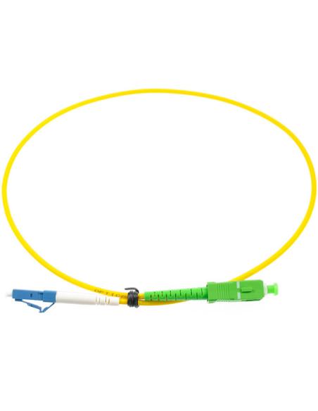 PATCHCORD ŚWIATŁOWODOWY SM SC/APC-LC/UPC SIMPLEX 3.0MM 0,5m