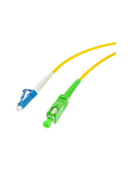 PATCHCORD ŚWIATŁOWODOWY SM 1M SIMPLEX 9/125, SC/APC-LC/UPC 3.0MM