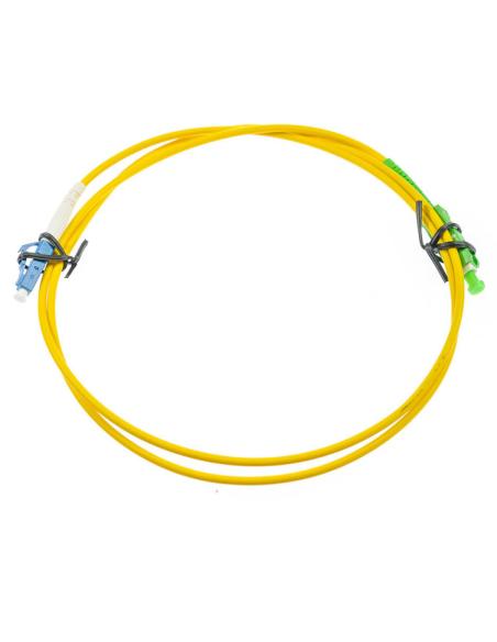 PATCHCORD ŚWIATŁOWODOWY SM 1M SIMPLEX 9/125, SC/APC-LC/UPC 3.0MM
