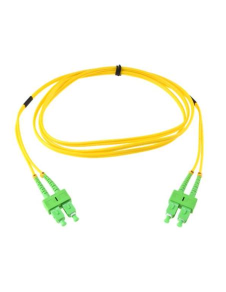 PATCHCORD ŚWIATŁOWODOWY SM 1,5M DUPLEX 9/125, SC/APC-SC/APC