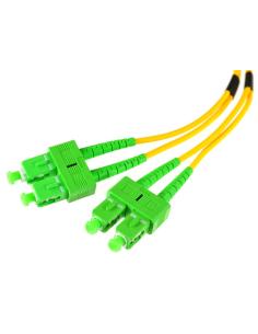 PATCHCORD ŚWIATŁOWODOWY SM 1,5M DUPLEX 9/125, SC/APC-SC/APC 2