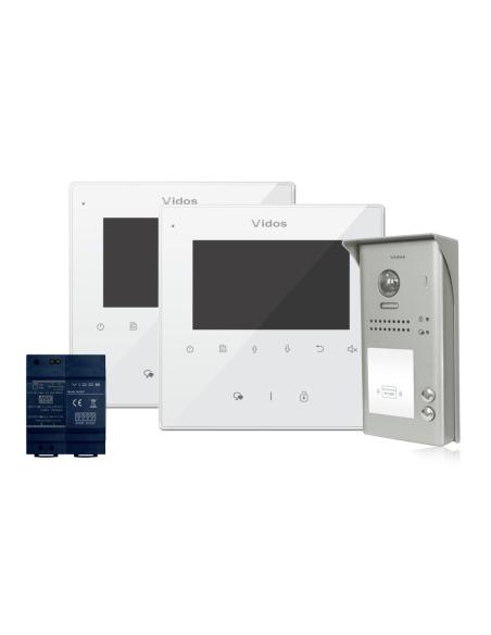 Wideodomofon 2-rodzinny VIDOS DUO 2 x M1022W / S1102A