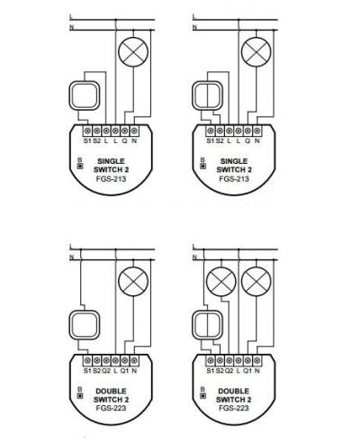 Moduł przekaźnikowy Single Switch 2 FIBARO FGS-213