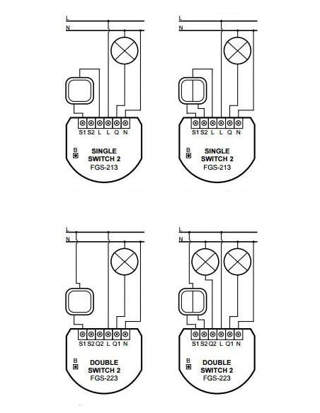 Moduł przekaźnikowy Single Switch 2 FIBARO FGS-213