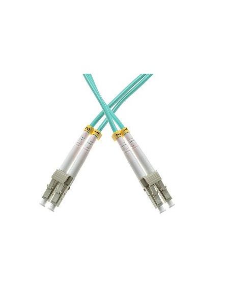 PATCHCORD ŚWIATŁOWODOWY MM 1M DUPLEX 50/125um OM3, LC/UPC-LC/UPC