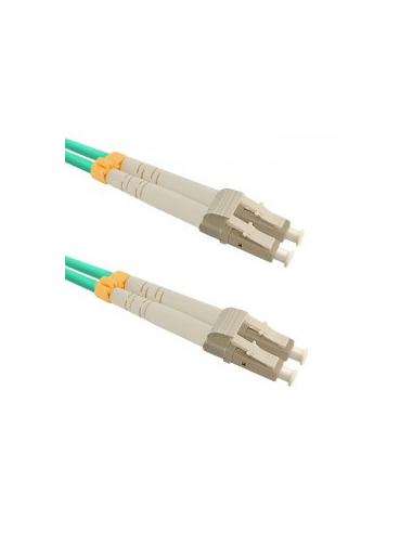 PATCHCORD ŚWIATŁOWODOWY MM 1M DUPLEX 50/125um OM3, LC/UPC-LC/UPC