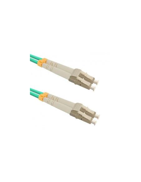 PATCHCORD ŚWIATŁOWODOWY MM 1M DUPLEX 50/125um OM3, LC/UPC-LC/UPC