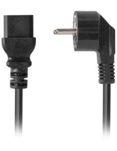 KABEL ZASILAJĄCY (SERWEROWY) CEE 7/7 IEC 320 C19 16A 1.8M WTYCZKA KĄTOWA VDE Lanberg 2