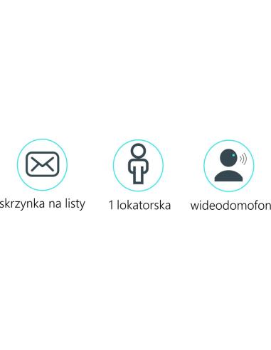 Skrzynka na listy Vidos S551-SKM z wbudowanym wideodomofonem