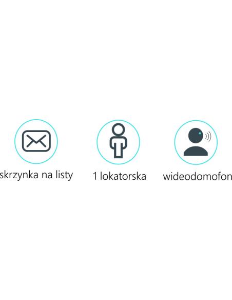 Skrzynka na listy Vidos S551-SKM z wbudowanym wideodomofonem
