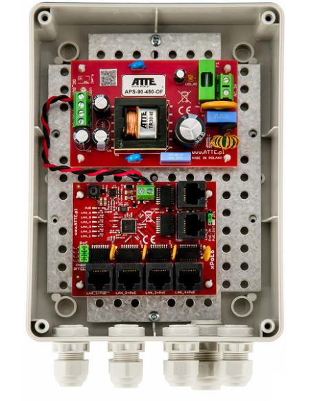 SWITCH 5-PORTOWY POE ATTE IP-5-11-M2