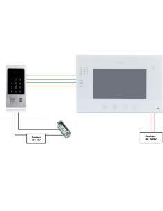 WIDEODOMOFON VIDOS M670W/S20DA 2