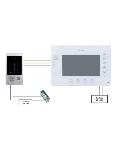Wideodomofon VIDOS M670W-S2/S20DA