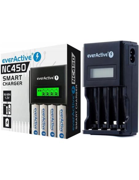 Ładowarka procesorowa do akumulatorków AA/AAA everActive NC-450 LCD